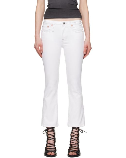 R13 Black Kick Fit Jeans