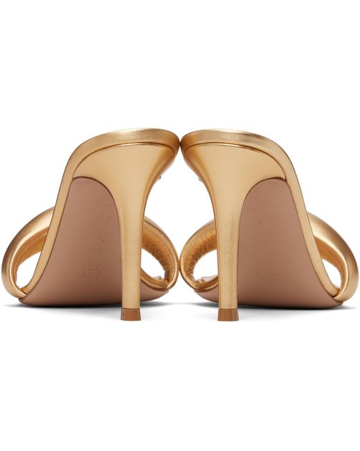 Gianvito Rossi Black Bijoux Mule 85 Heeled Sandals