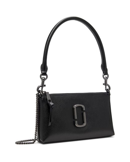 Marc Jacobs Black 'the Snapshot Dtm' Convertible Shoulder Bag