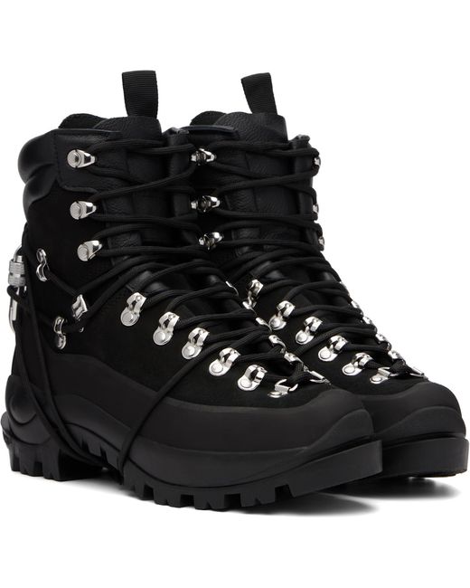 HELIOT EMIL Black Hiking Boots for men