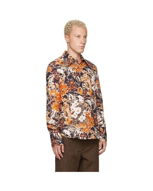 Marni Multicolor Floral Shirt for men
