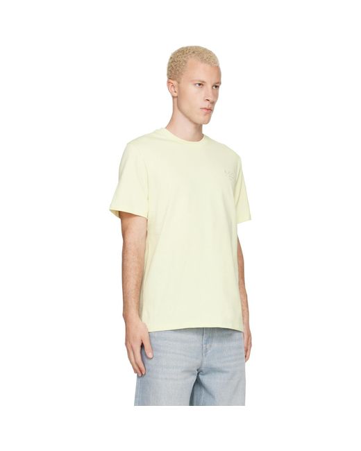 A.P.C. Natural Off- Standard 'Rue Madame' T-Shirt for men