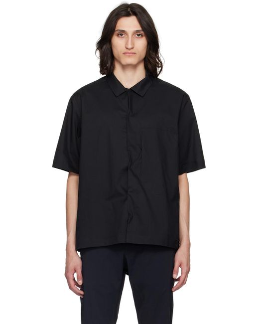 Veilance Black Demlo Shirt for men