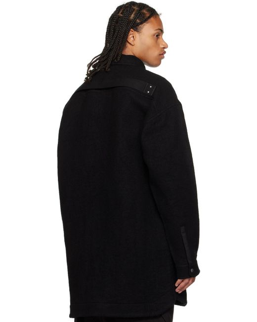 Rick Owens Black Luxor Oversized Jacket for men