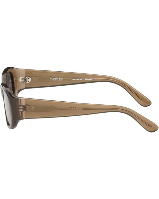 THISTLES Gray 'The Al' Sunglasses
