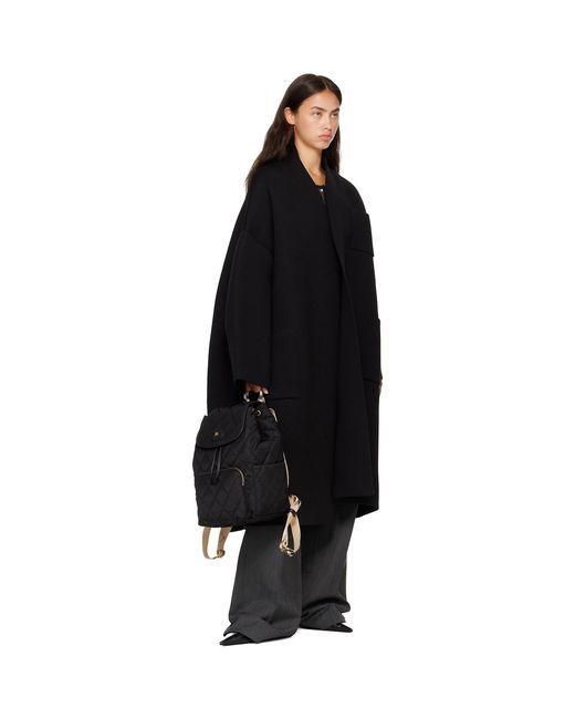 Burberry Black Horseshoe Backpack