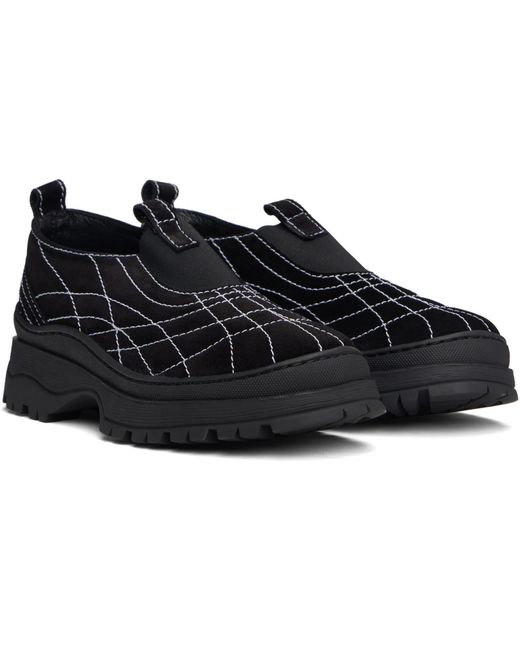 Nicole Saldanã Black Sacha Suede Sneakers