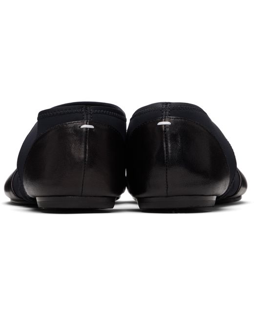 Maison Margiela Black Tabi Jazz Loafers