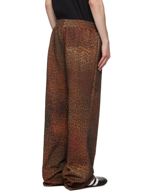 【PRAYING】CHEETAH STUDDED TERRY PANTS_MULTI PRAYING Cheetah Studded Terry Sweatpants in Brown for Men | Lyst