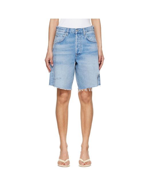 Citizens of Humanity Blue Ayla Shorts