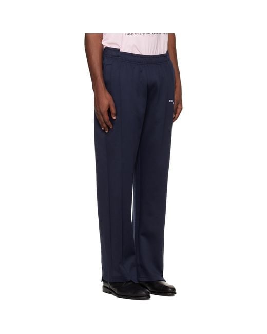 Vetements Blue Cut-Up Athletic Sweatpants for men