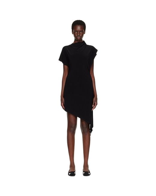 Sandy Liang Black Sonar Minidress