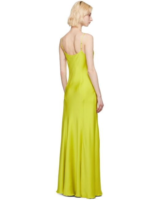 Rag & Bone Yellow Green Delilah Maxi Dress