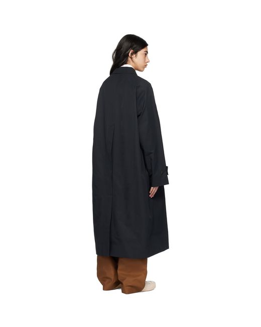 Studio Nicholson Black Holin Trench Coat