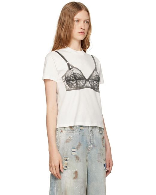 VAQUERA Bra T-Shirt in Black | Lyst