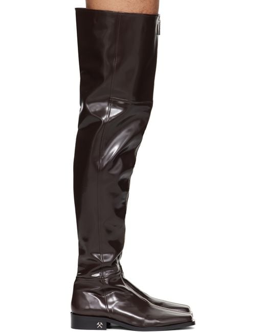GmbH Black Adem Overknee Boots for men