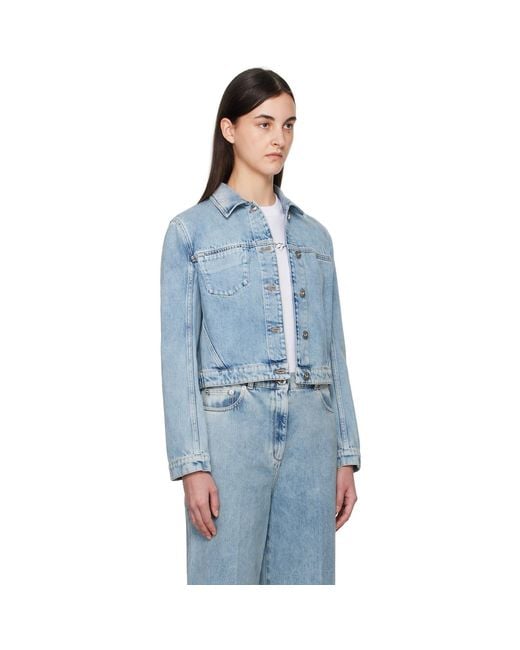 Lanvin Blue Short Denim Jacket