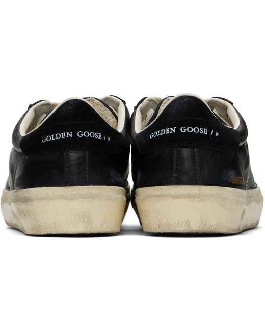 Golden Goose Deluxe Brand Black Soul Star Sneakers for men