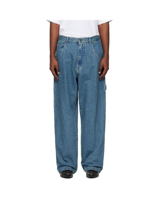 Vetements Blue Hip-Hop Jeans for men
