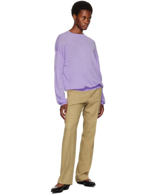 Nanushka Purple Yossi Sweater for men