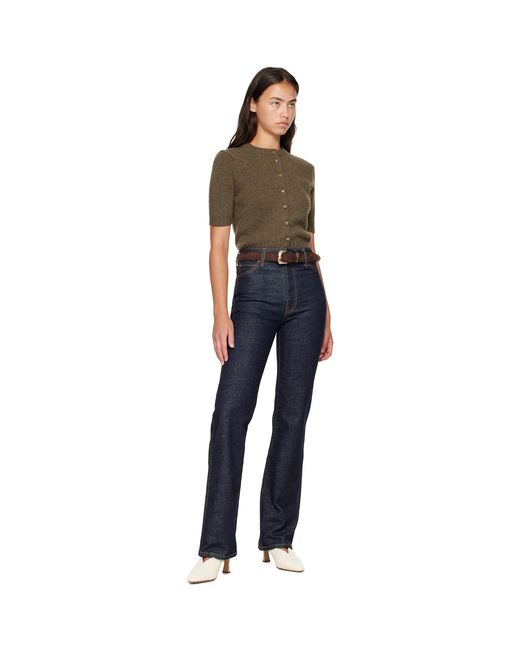 Khaite Blue Danielle Stretch Jeans