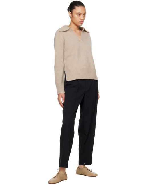arch4 Black Taupe Jenna Cashmere Sweater