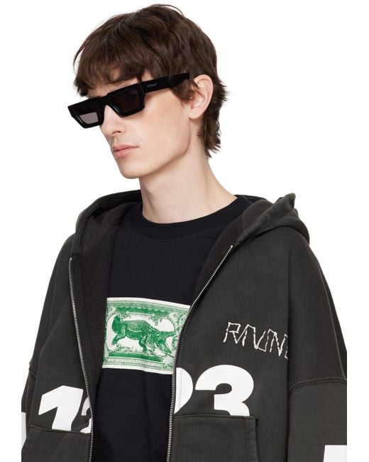 メンズ Off-White c/o Virgil Abloh ブラック Manchester サングラス Black