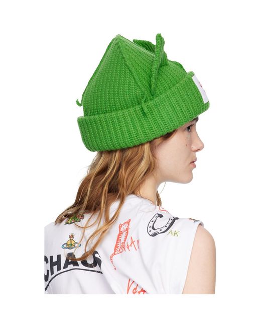 Charles Jeffrey Green Chunky Ears Beanie