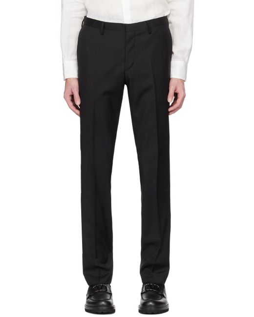 Tiger Of Sweden Black Thulin Trousers for men