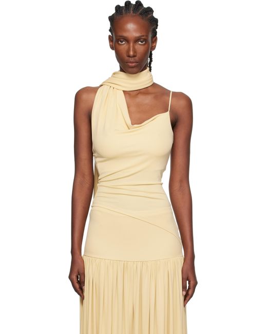 AYA MUSE Asymmetrical Scarf Camisole in Black | Lyst AYA MUSE Asymmetrical Scarf Camisole in Black | Lyst