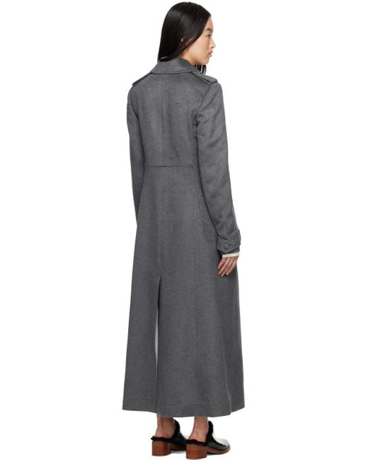 Gabriela Hearst Black Gray Houstt Coat