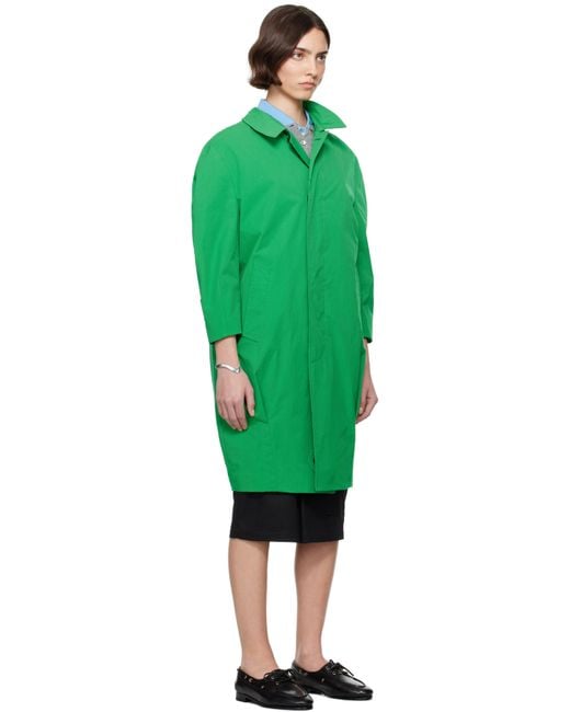 Bally Green Twill Coat