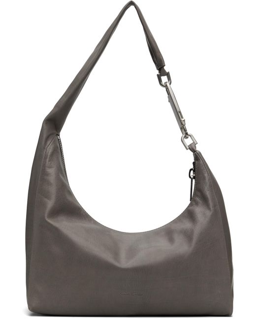 Rick Owens Gray Concordians Small Gemini Bag for men
