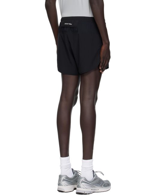 District Vision Black 5In Training Shorts for men