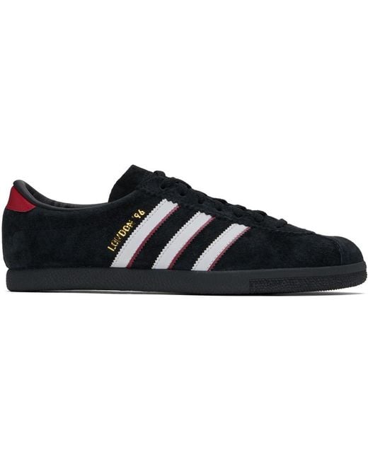 adidas Originals Burgundy London 96 Sneakers in Black for Men | Lyst UK