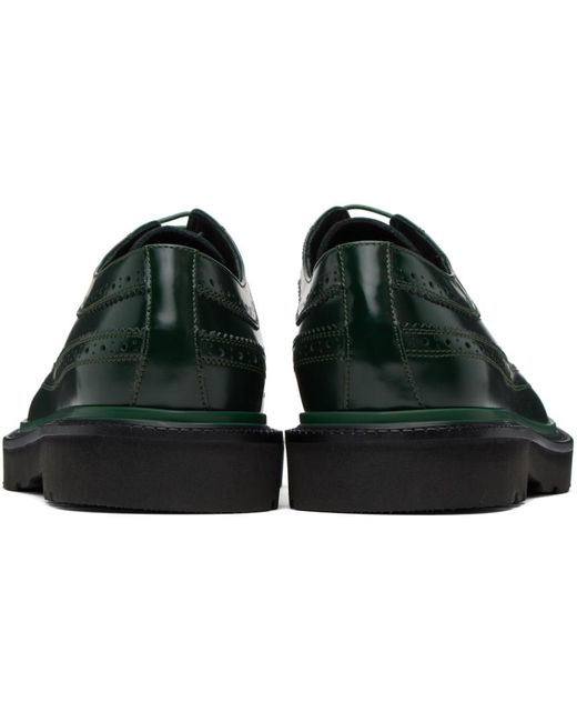 Paul Smith Black Green Count Brogues for men