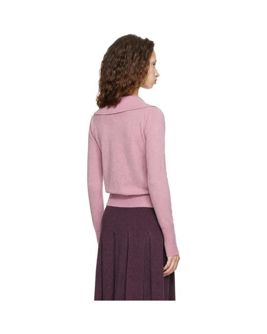 Vivienne Westwood Red Tie Bea Long Sleeve Polo