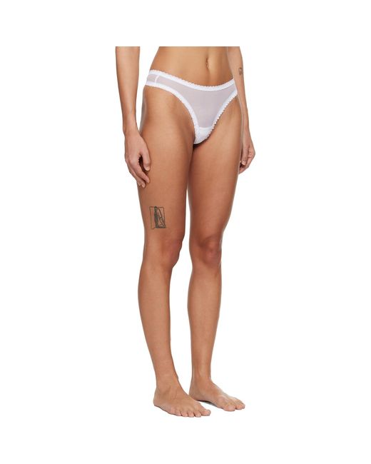 Fruity Booty White Moss Thong