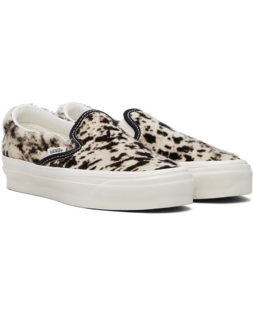 Vans Black Premium Classic Slip-on Sneakers