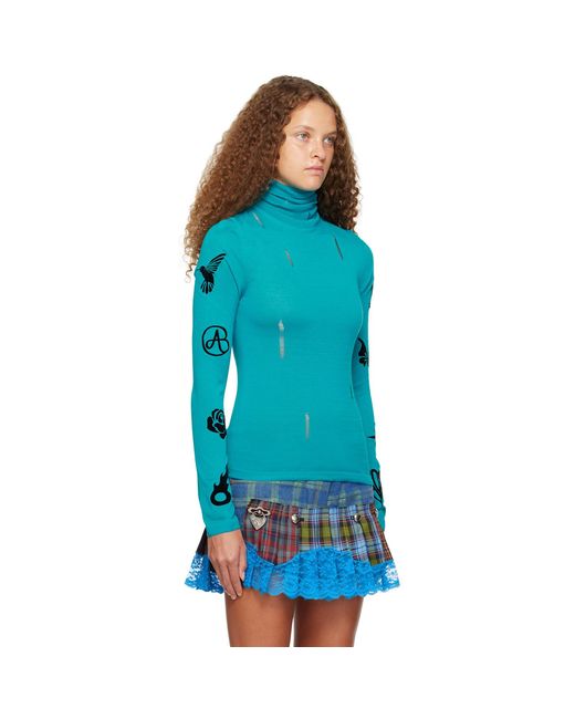 ANDERSSON BELL Blue Augen Turtleneck