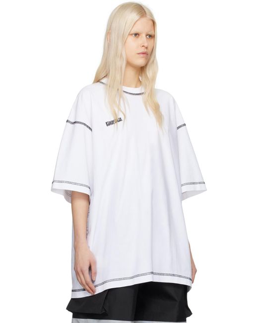 Vetements White Inside Out T-shirt