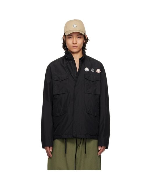 Moncler Genius Black Mercedes-Benz By Nigo Orus Field Down Jacket for men