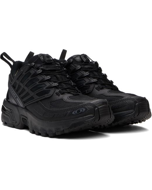 Salomon Black Acs Pro Gore-Tex Sneakers for men