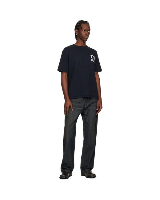 Rhude Black Moonlight Pack T-Shirt for men