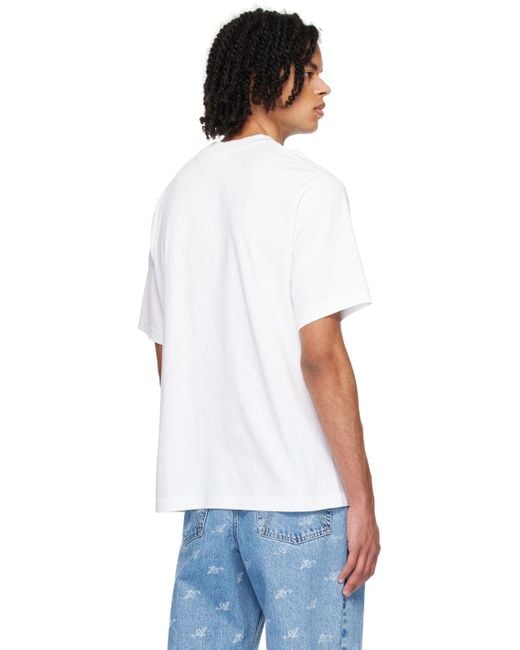 メンズ Axel Arigato ホワイト Signature Tシャツ White