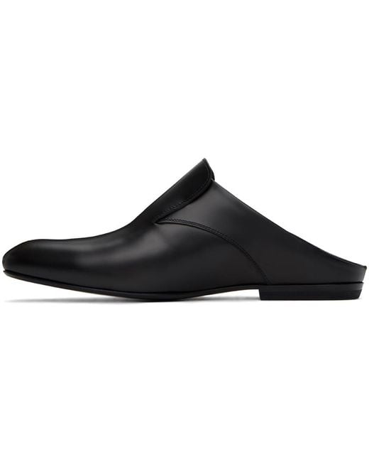 Dries Van Noten Black Paneled Loafers for men