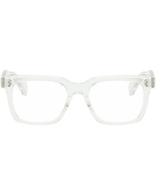 Dita Eyewear Black Transparent Sequoia Glasses for men