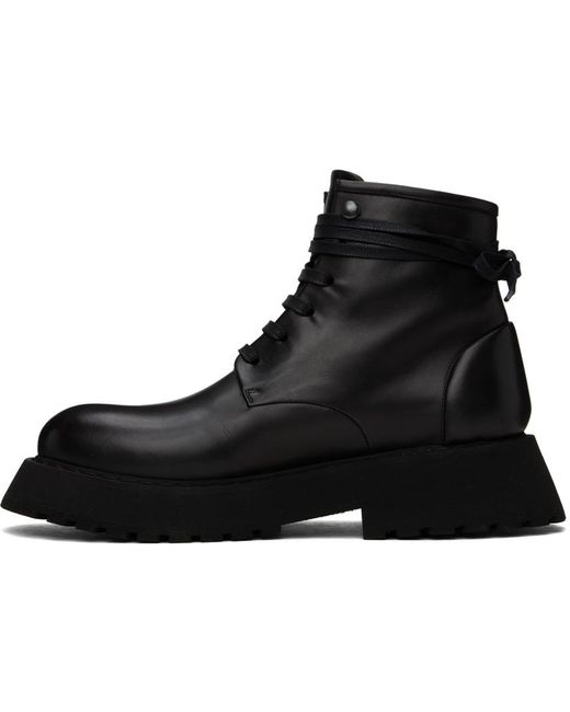 Marsèll Black Micarro Lace-up Ankle Boots for men