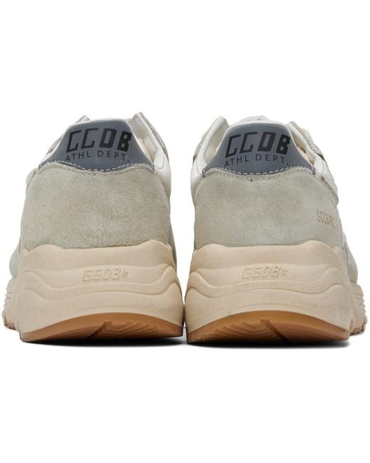 Golden Goose Deluxe Brand Black Gray & Off-white Running Sole Sneakers for men