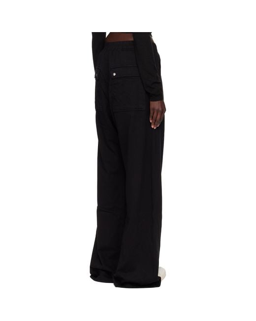 Rick Owens Black Tower Geth Belas Sweatpants